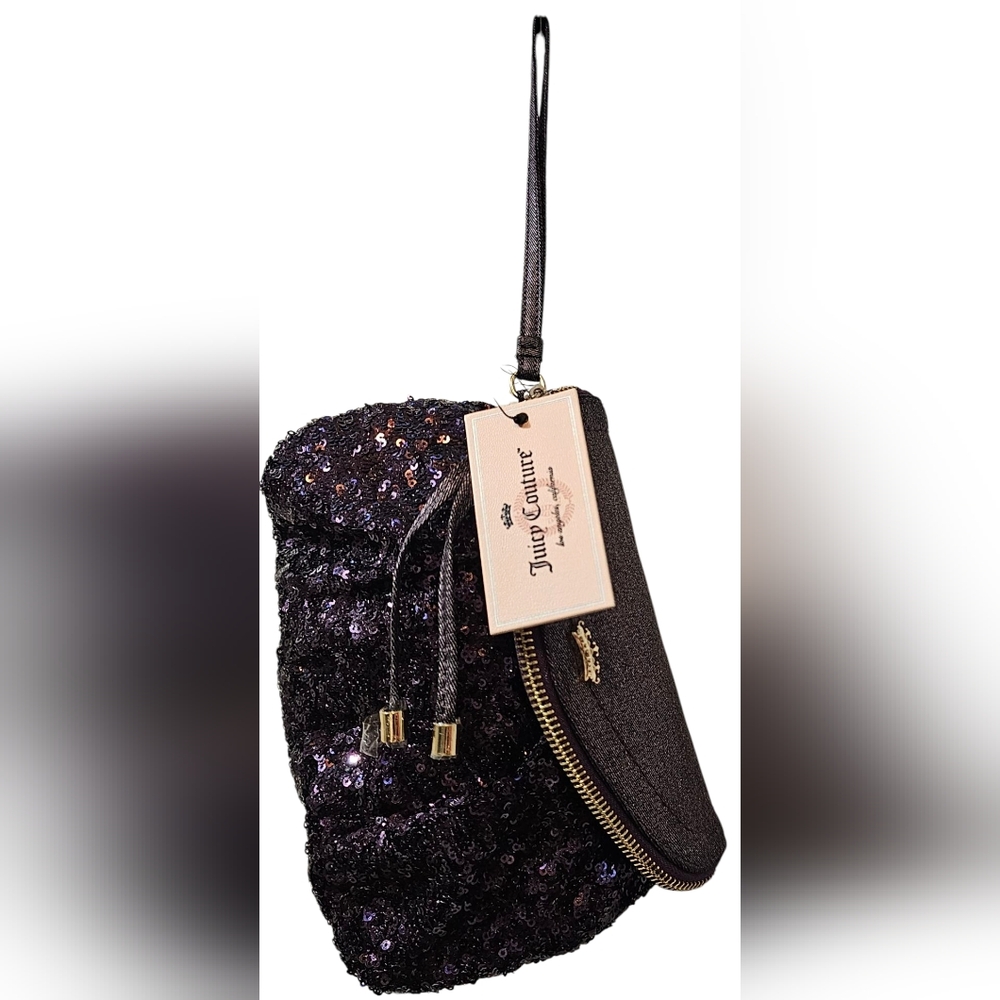 Juicy Couture Purple Sequin Clutch